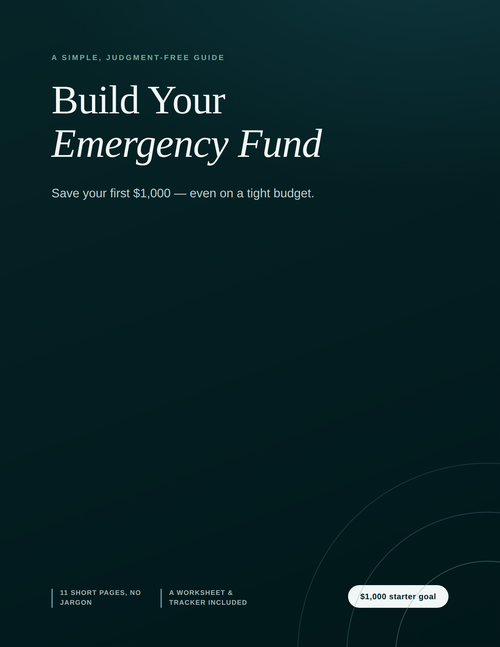 Build Your Emergency Fund